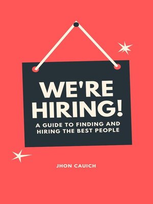 cover image of We are Hiring